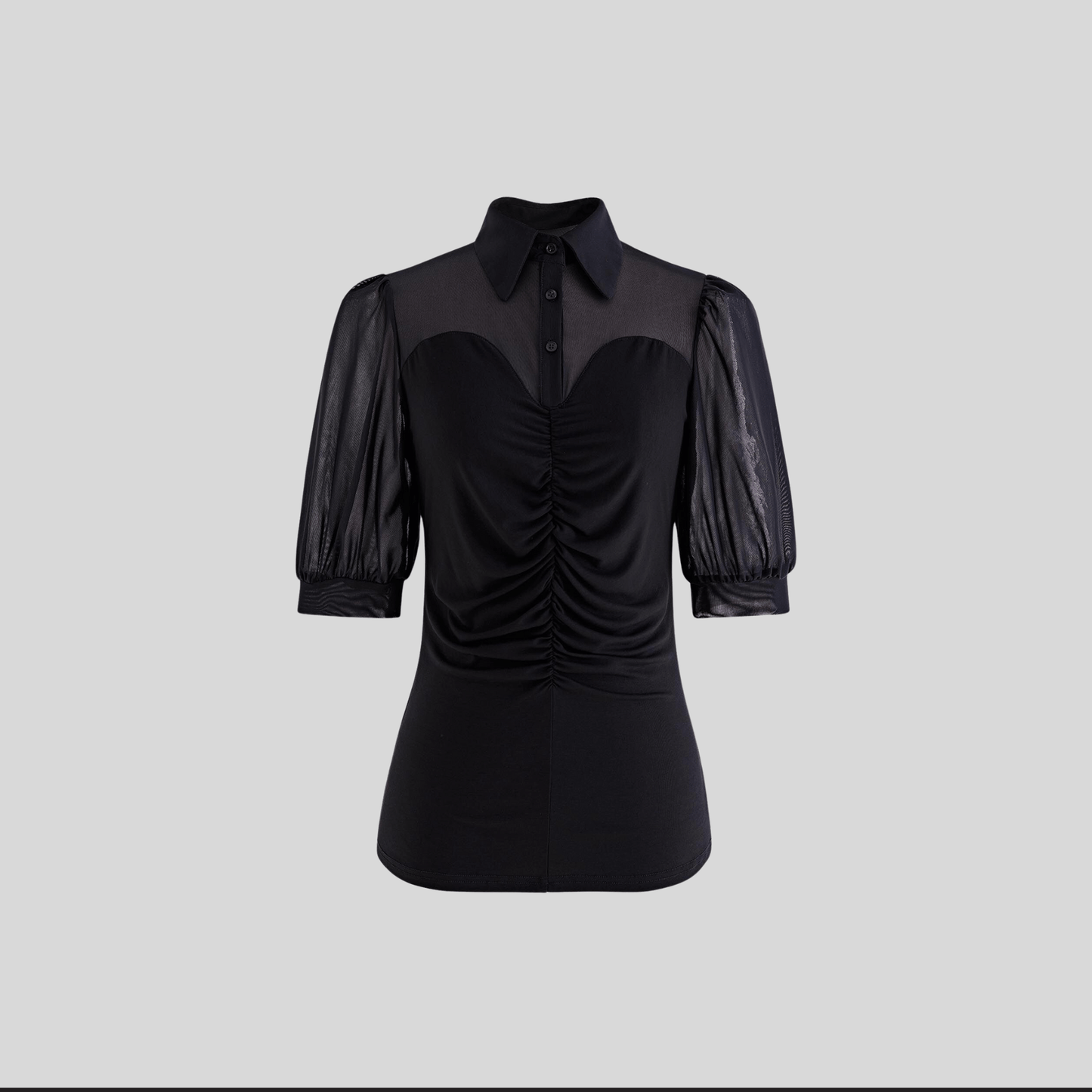 Amour Spliced Rete Top