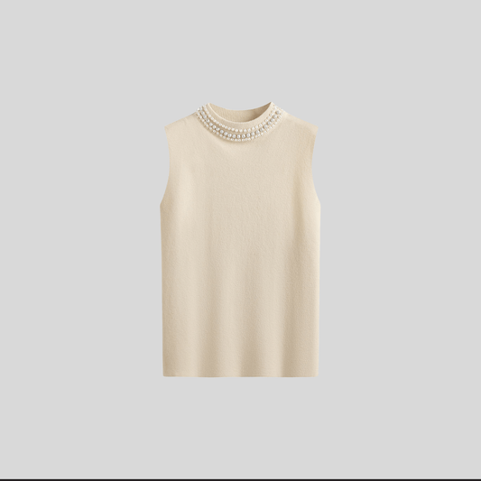 Monile Sleeveless Knit Top