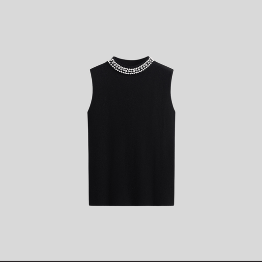 Monile Sleeveless Knit Top