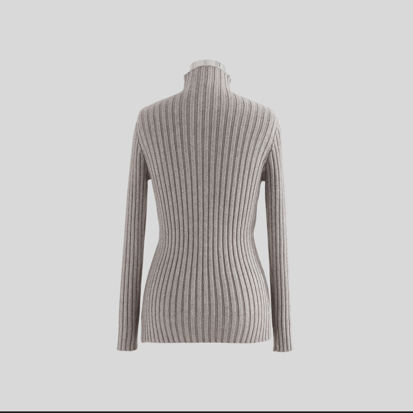 Tela Turtleneck Rib Knit Top